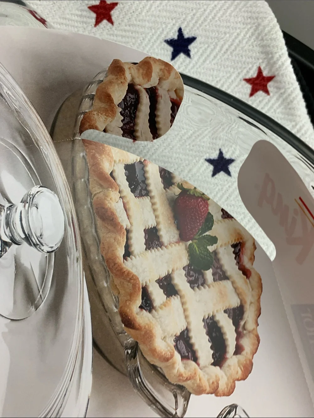 Anchor Hocking's Fire King Clear Glass Deep DIsh Pie Baking Dish